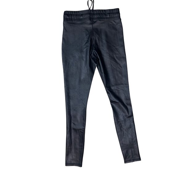 Move Theology Faux Leather Legging Size M NWT Italian Mafia Film Noir - Picture 2 of 4